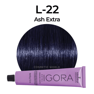 SCHWARZKOPF - IGORA ROYAL_Igora Royal Fashion Lights L - 22 Ash Extra_Cosmetic World